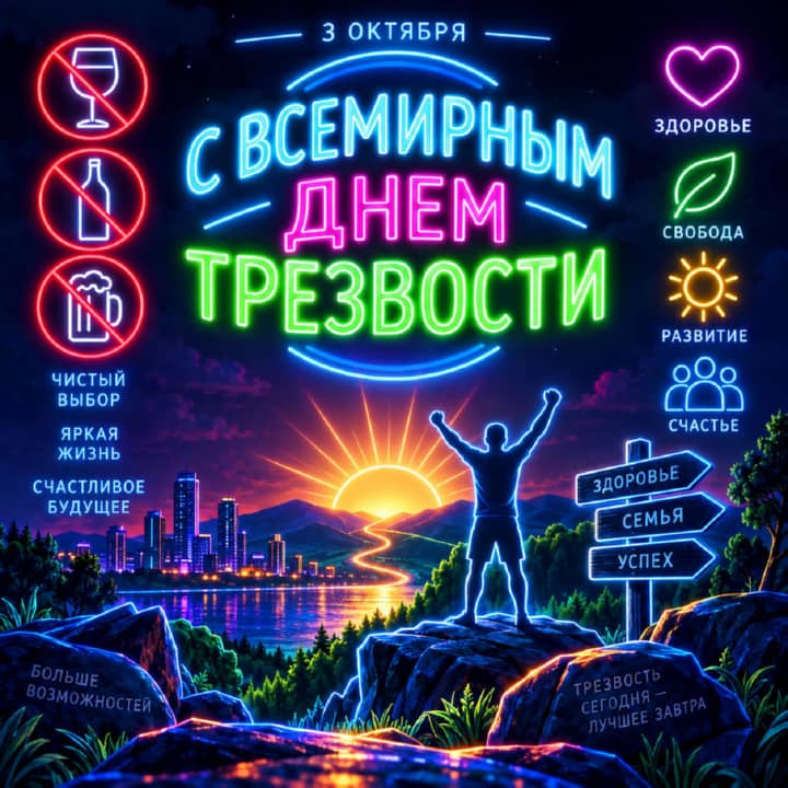 всемирный день трезвости, открытка №16