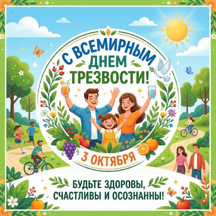 всемирный день трезвости, открытка №17