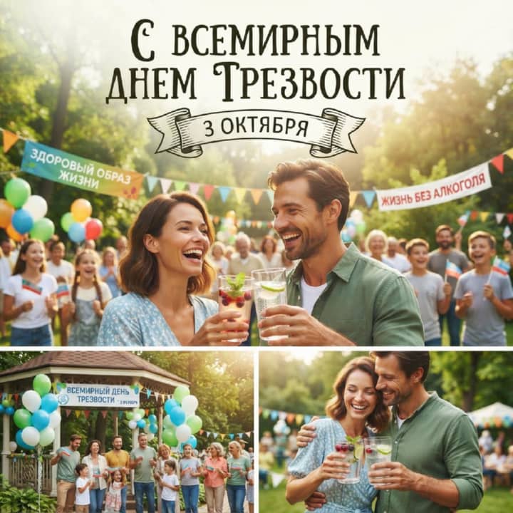 всемирный день трезвости, открытка №21