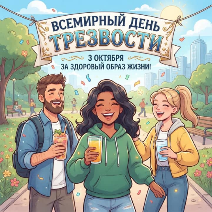 всемирный день трезвости, открытка №23