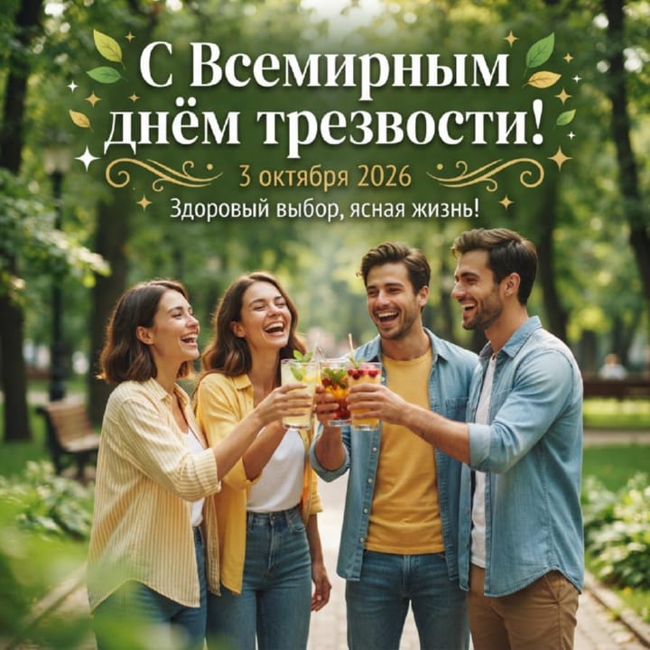 всемирный день трезвости, открытка №3
