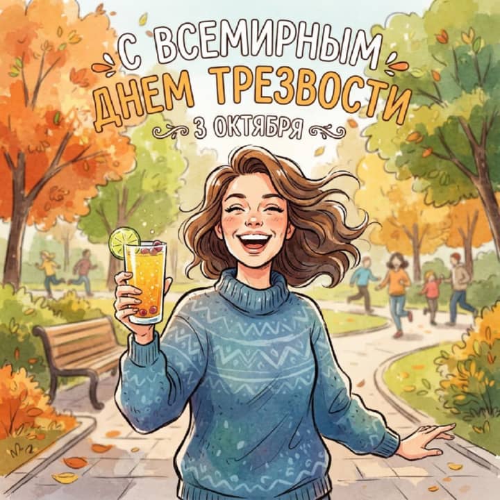 всемирный день трезвости, открытка №24