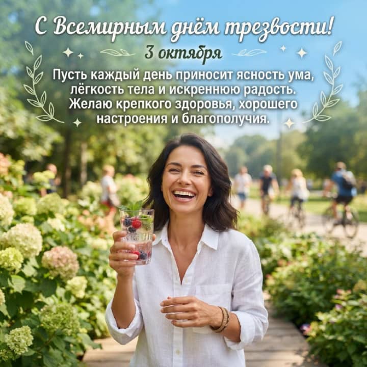 всемирный день трезвости, открытка №27