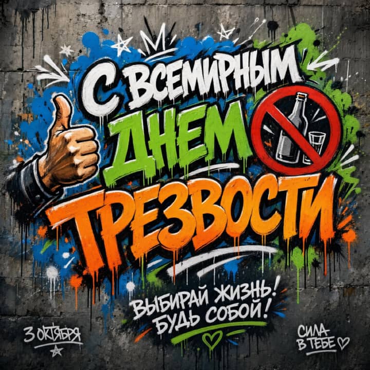 всемирный день трезвости, открытка №38