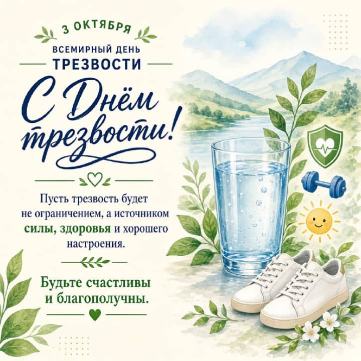 всемирный день трезвости, открытка №42