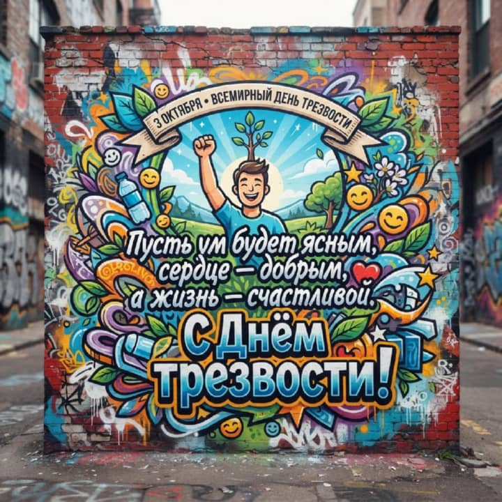 всемирный день трезвости, открытка №7