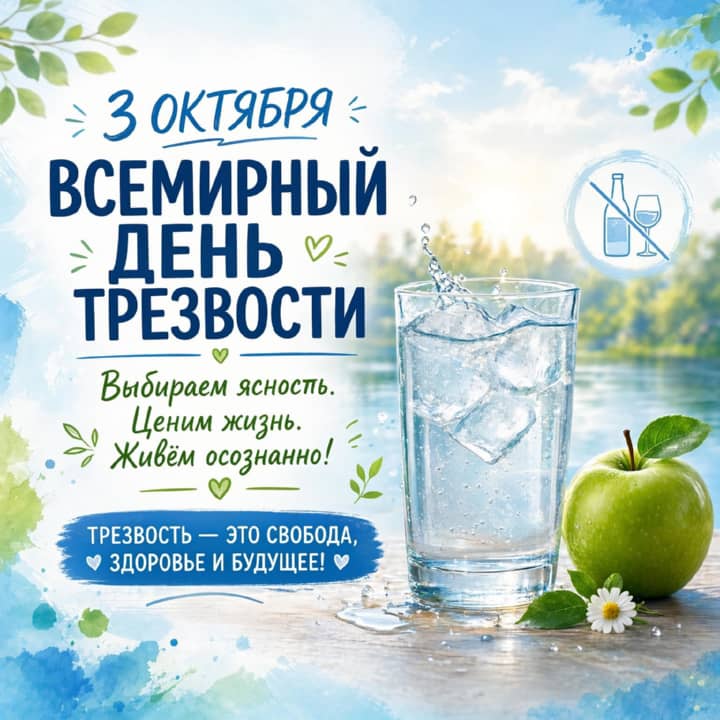 всемирный день трезвости, открытка №43