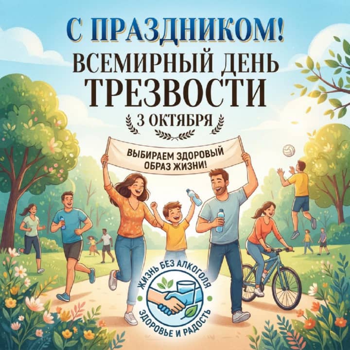 всемирный день трезвости, открытка №44
