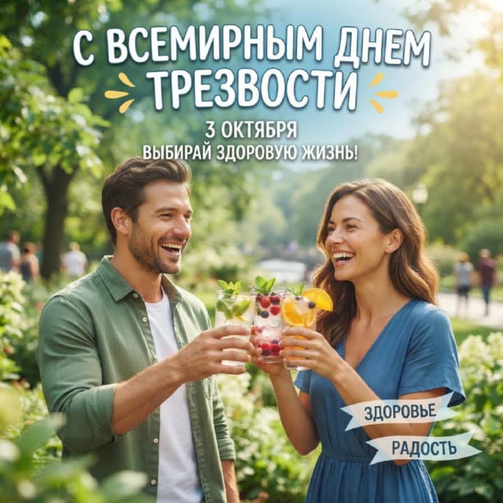 всемирный день трезвости, открытка №45