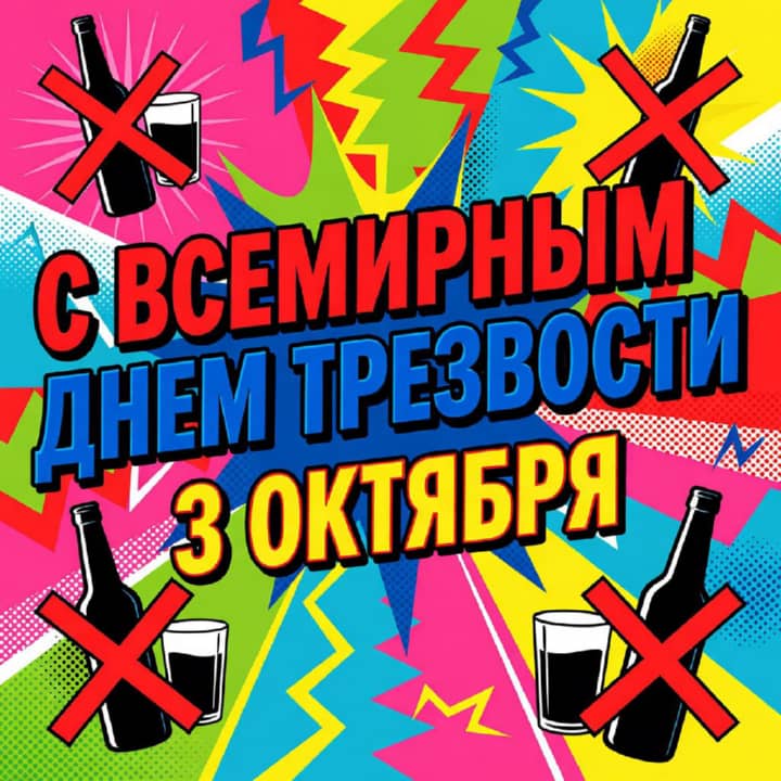 всемирный день трезвости, открытка №55