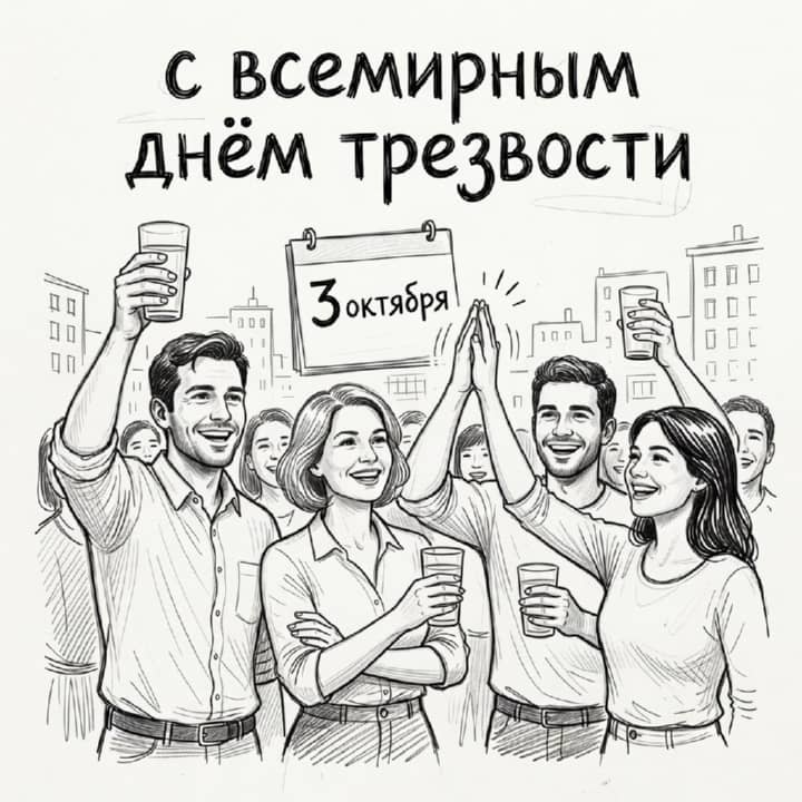 всемирный день трезвости, открытка №56