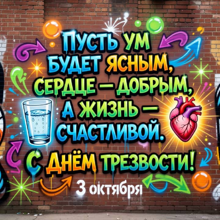 всемирный день трезвости, открытка №58