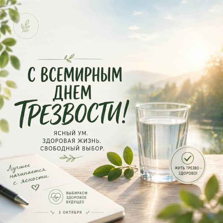 всемирный день трезвости, открытка №60