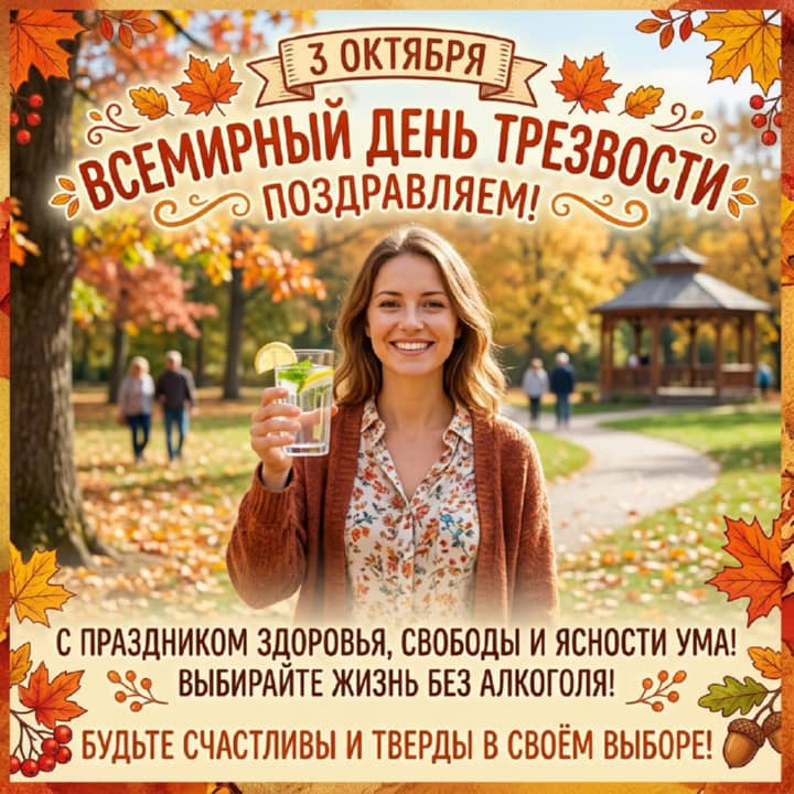 всемирный день трезвости, открытка №9