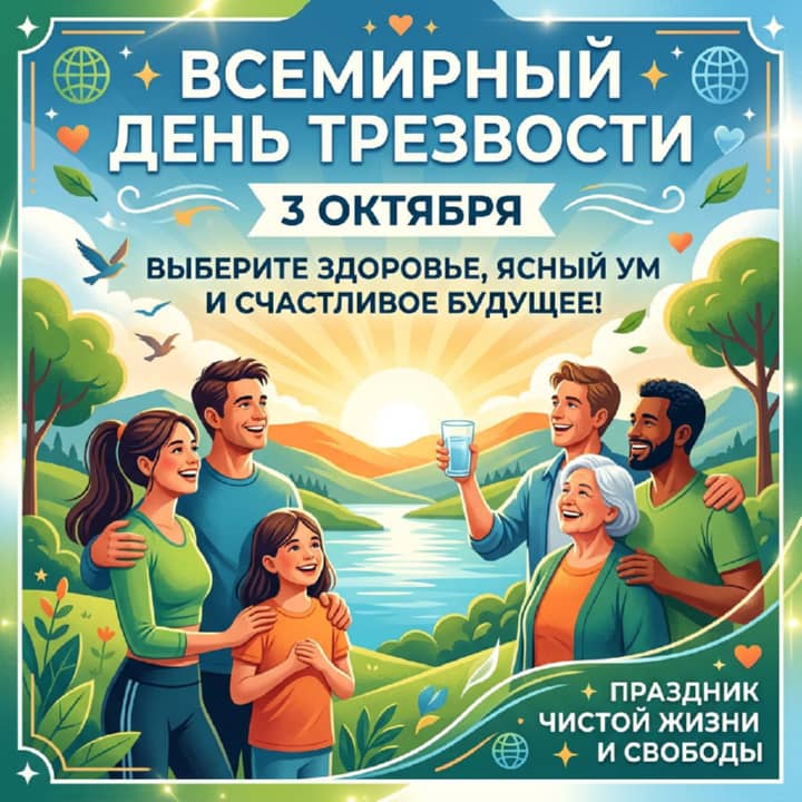 всемирный день трезвости, открытка №10