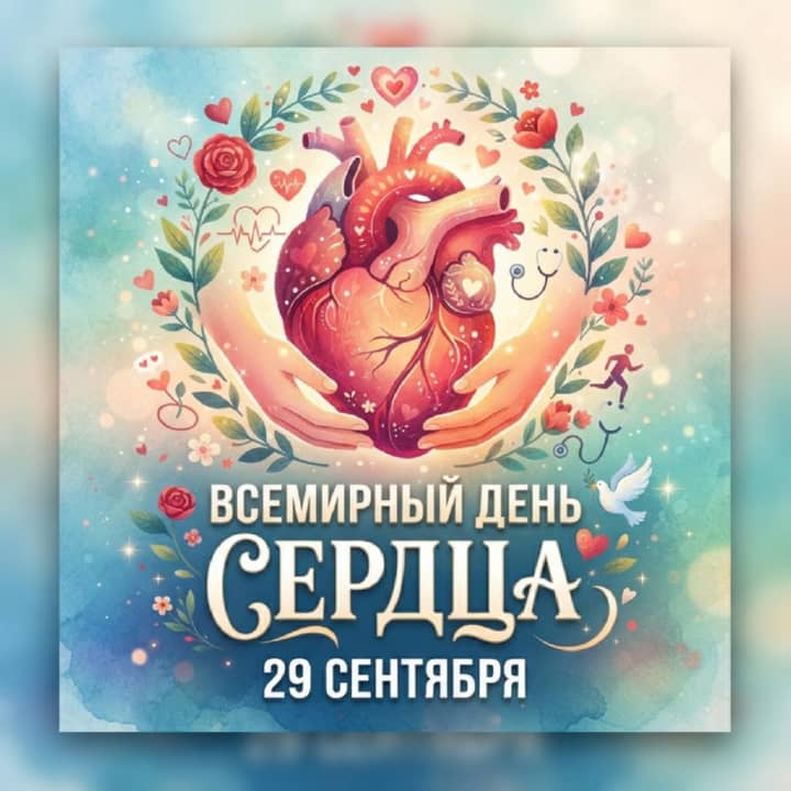 красивая открытка №12 с всемирным днем сердца