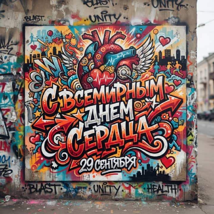 красивая открытка №16 с всемирным днем сердца