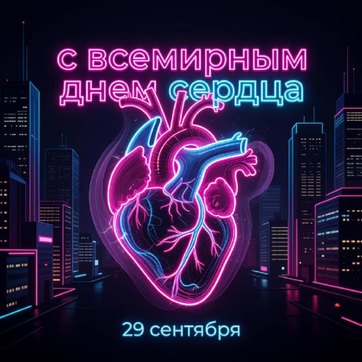 красивая открытка №23 с всемирным днем сердца