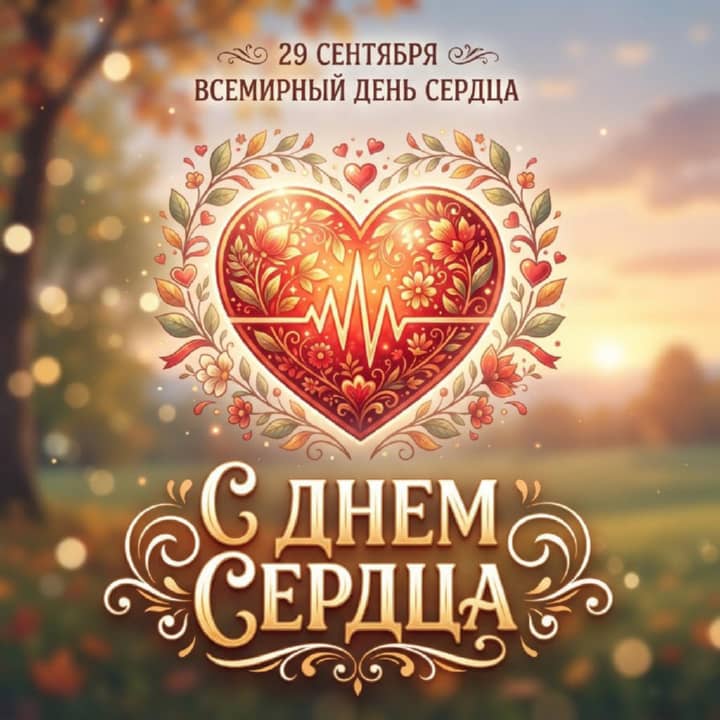 красивая открытка №28 с всемирным днем сердца