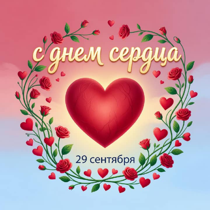 красивая открытка №35 с всемирным днем сердца