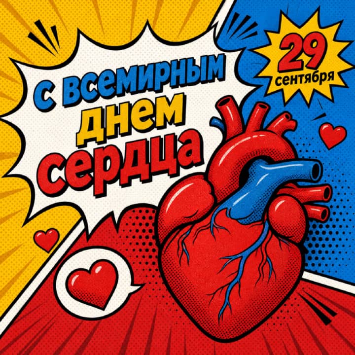 красивая открытка №8 с всемирным днем сердца