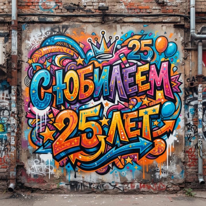 юбилей 25 лет, открытка №4