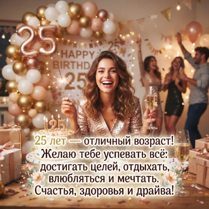 юбилей 25 лет, открытка №45