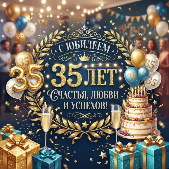 юбилей 35 лет, открытка №23