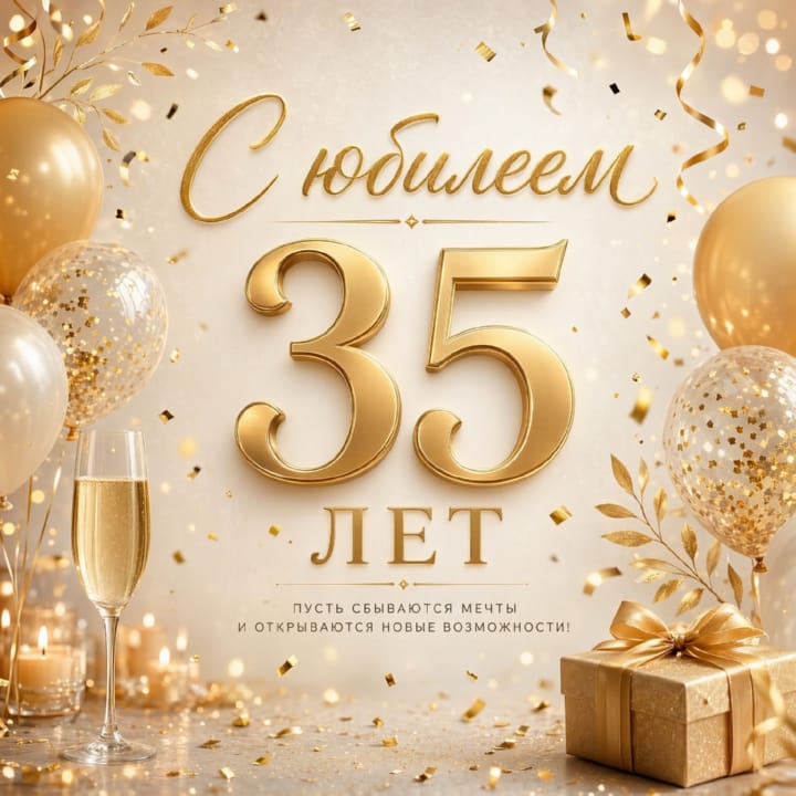 юбилей 35 лет, открытка №26