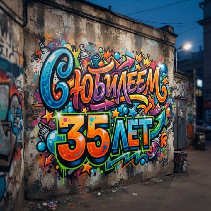 юбилей 35 лет, открытка №34