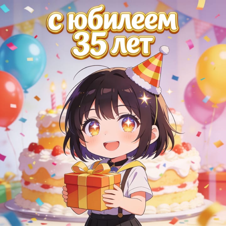 юбилей 35 лет, открытка №51