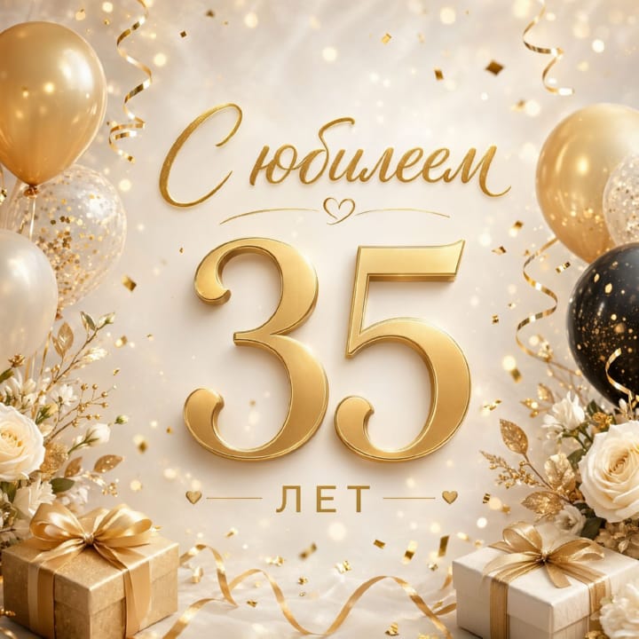 юбилей 35 лет, открытка №77