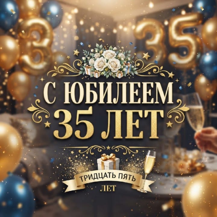 юбилей 35 лет, открытка №82