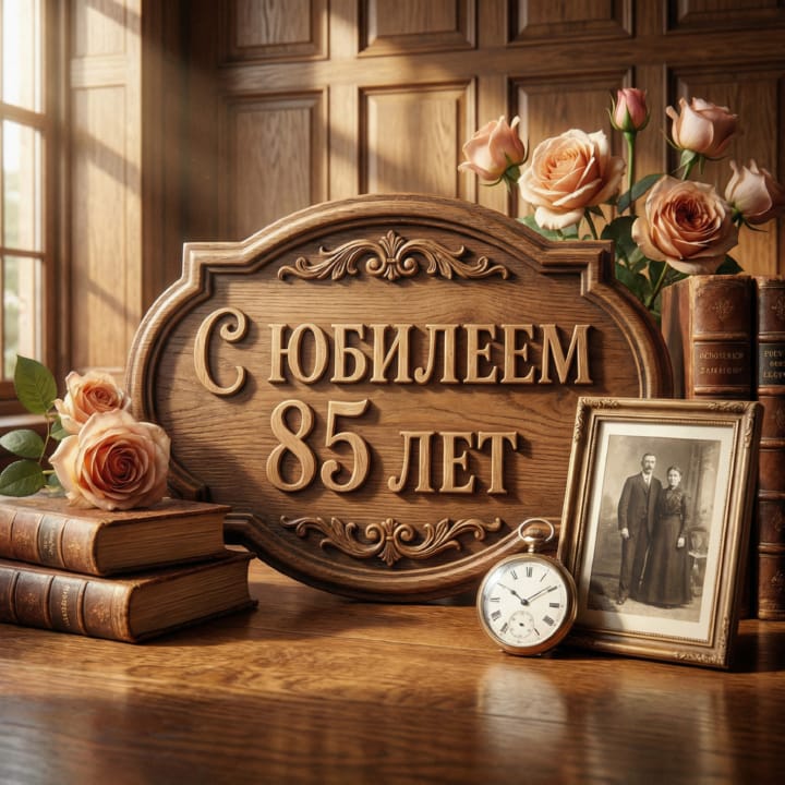 юбилей 85 лет, открытка №11