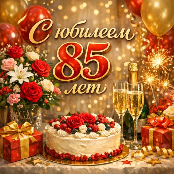 юбилей 85 лет, открытка №18