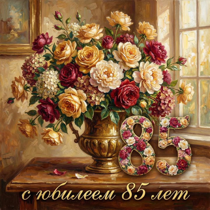 юбилей 85 лет, открытка №25
