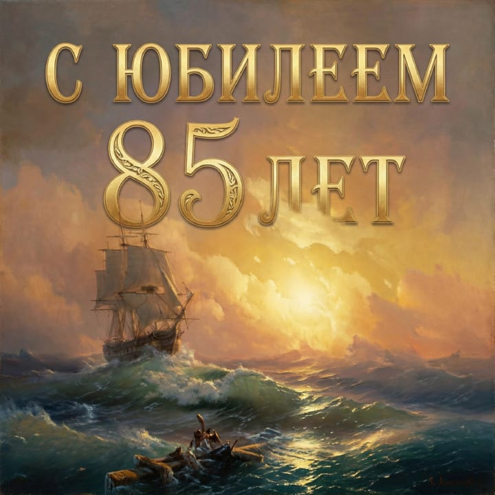юбилей 85 лет, открытка №4
