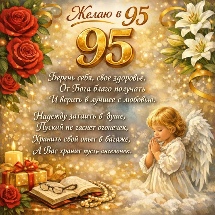 юбилей 95 лет, открытка №17