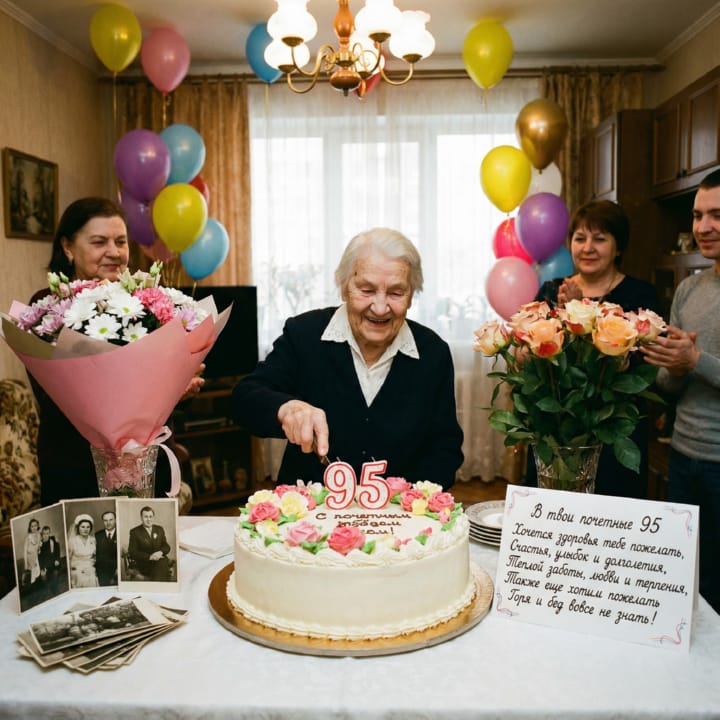 юбилей 95 лет, открытка №9