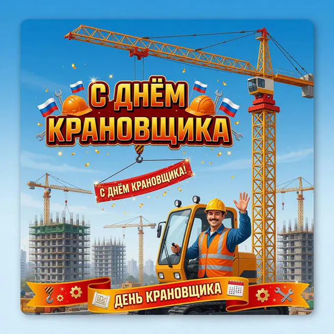 открытка с днем машиниста крана)