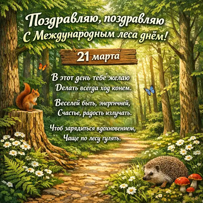 картинка с международным днем лесов
