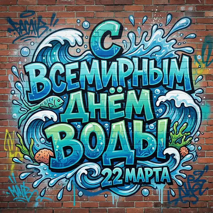 открытка с всемирным днем водных ресурсов